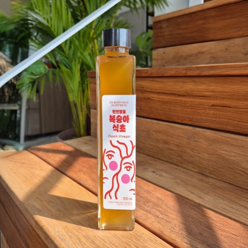 김치바사삭,강릉,초희,복숭아식초,천연발효식초,건강음료